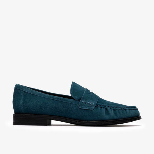 Clarks Alixea Walk Teal Suede