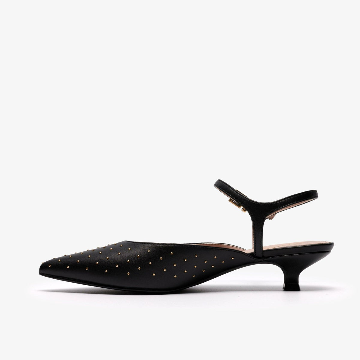 Clarks Pisa Stud Black Leather