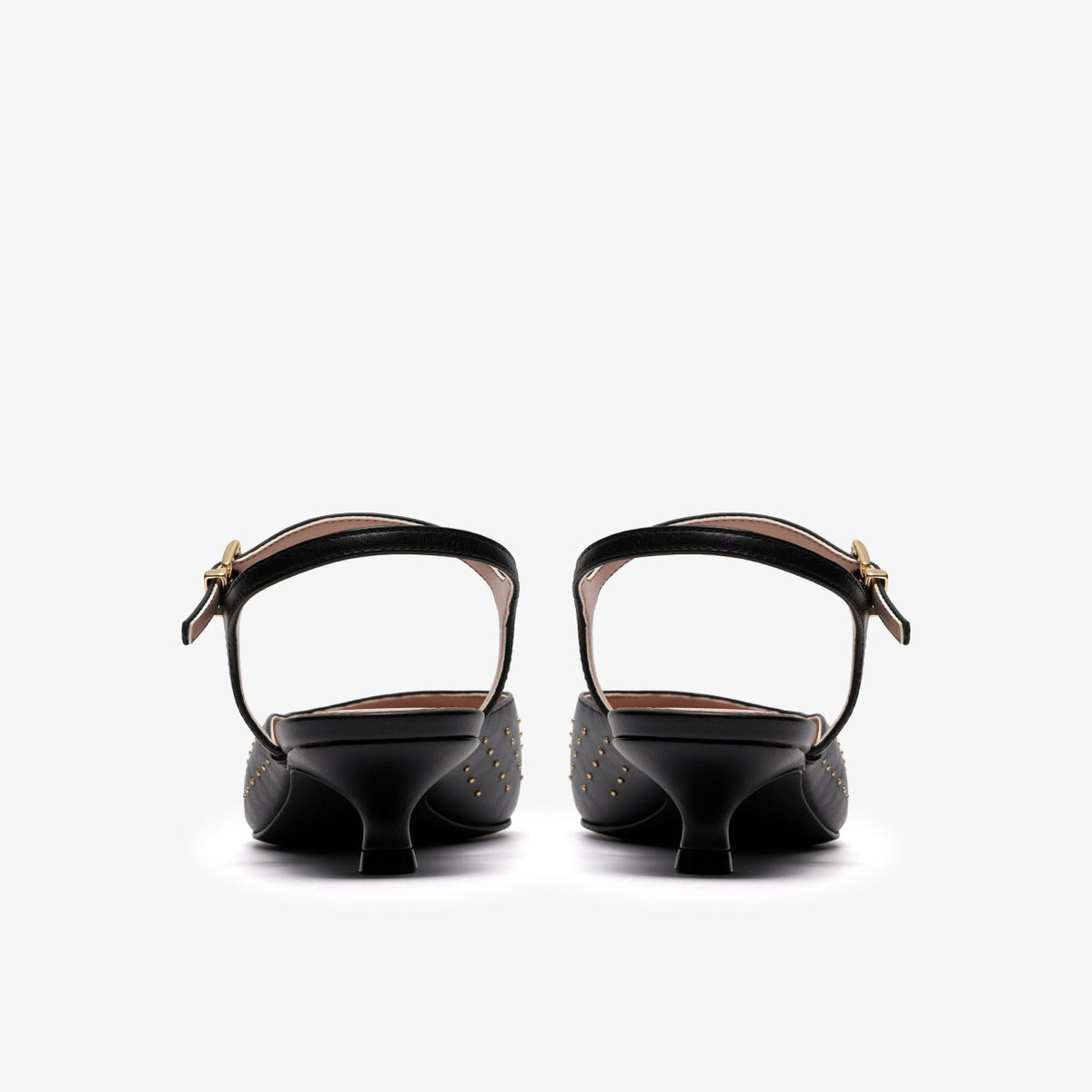 Clarks Pisa Stud Black Leather