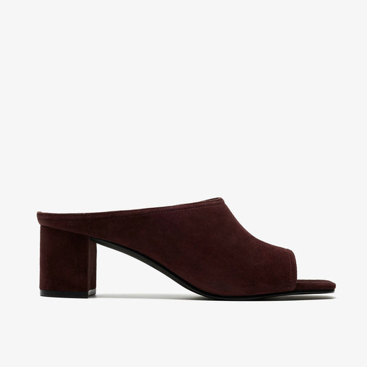 Clarks Siray Mule Dark Brown Suede
