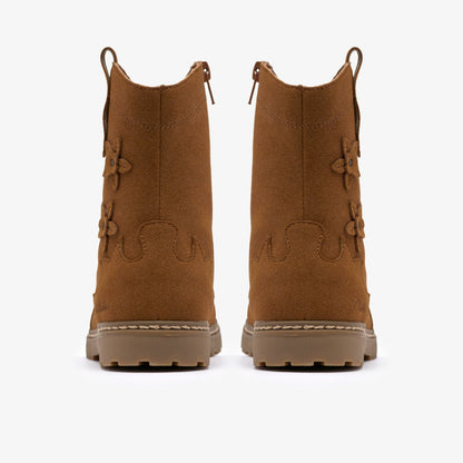 Clarks Adelaide Mid Kid Tan