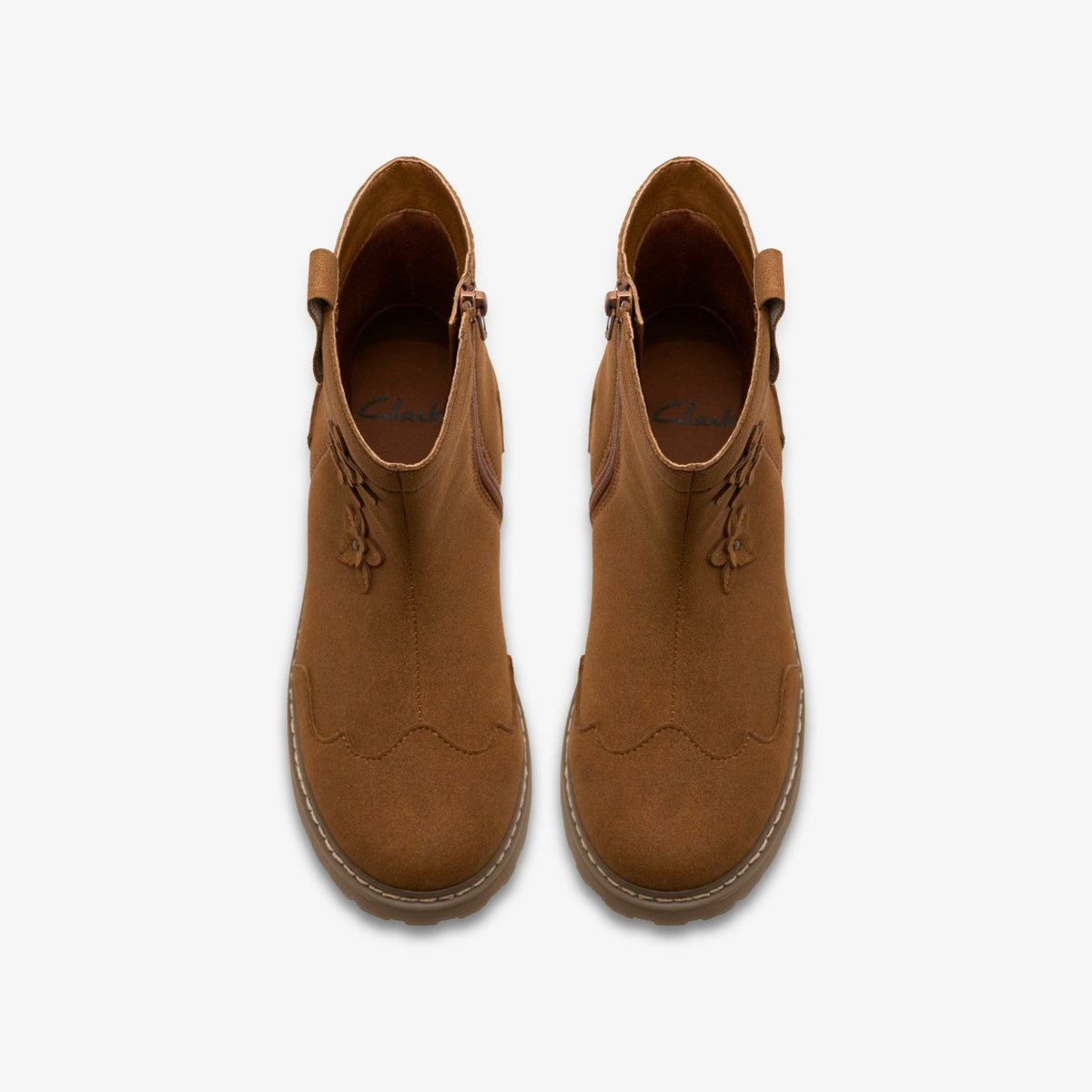 Clarks Adelaide Mid Kid Tan