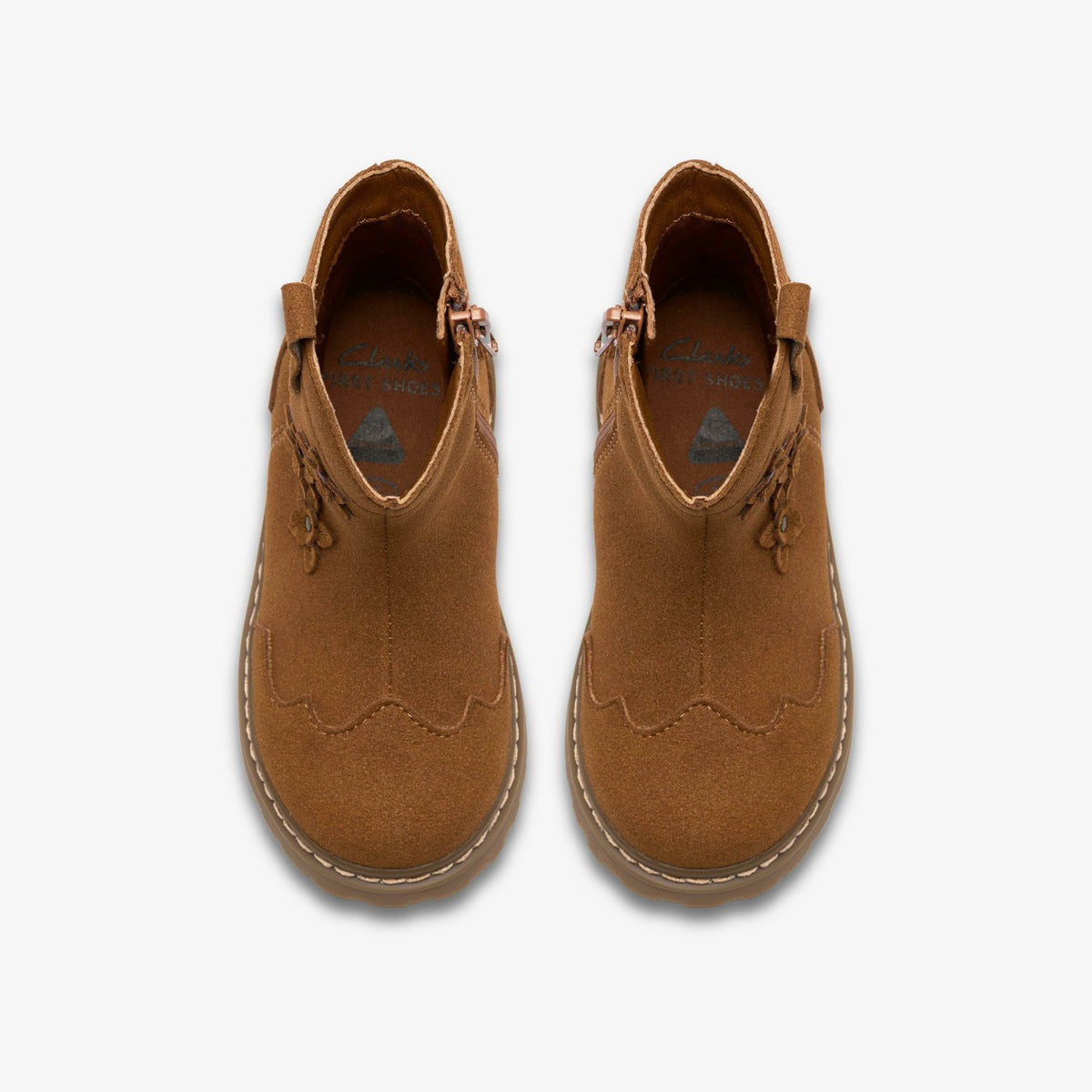 Clarks Adelaide Mid Toddler Tan