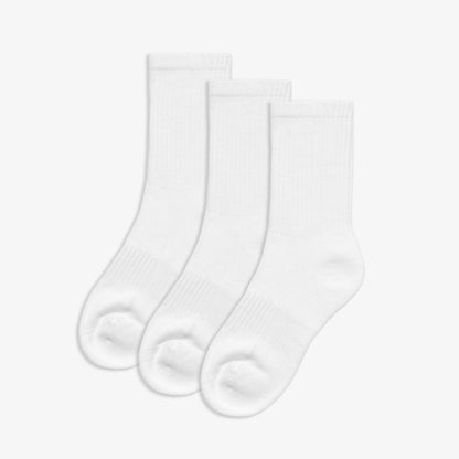 Clarks School Socks Size 9-12 White