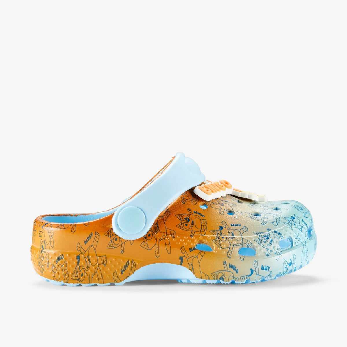Clarks Bluey Fade Clog Kid Blue Combination