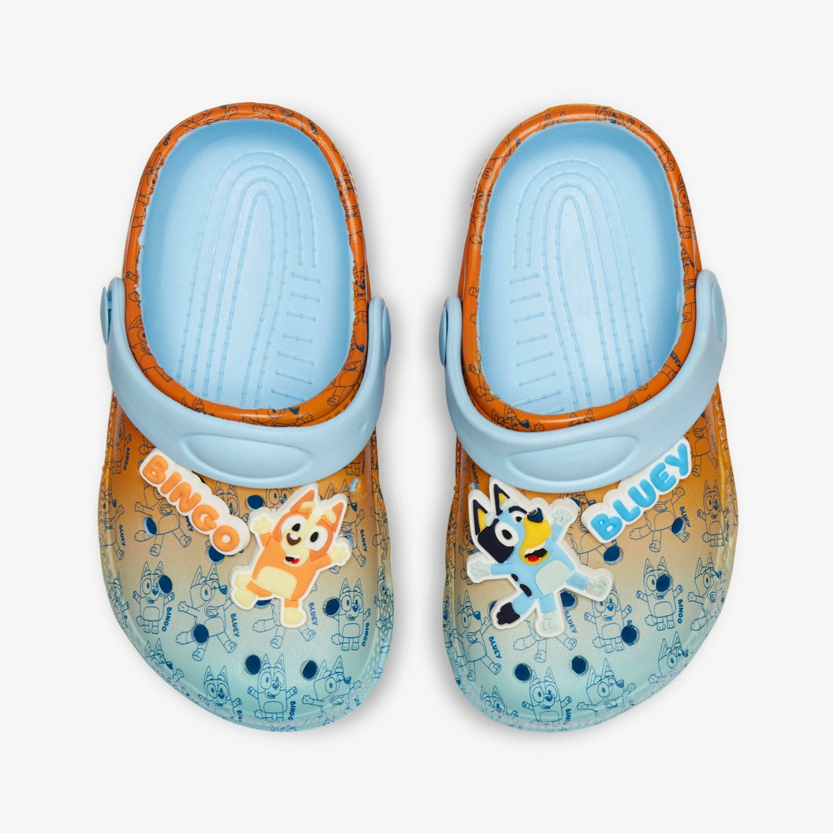 Clarks Bluey Fade Clog Kid Blue Combination