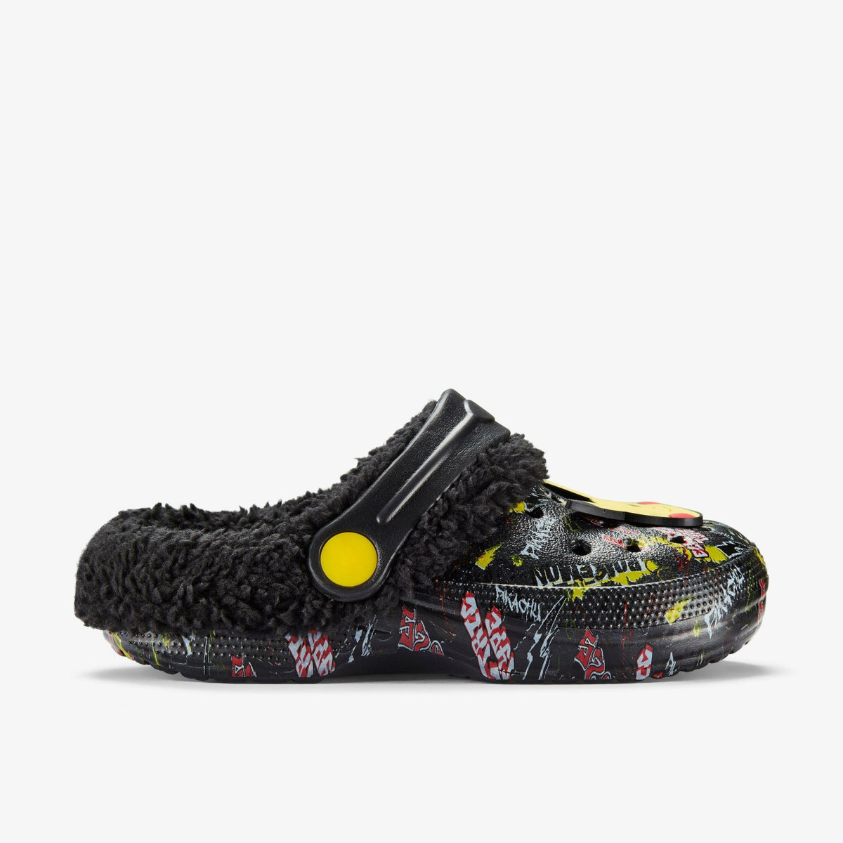 Clarks Pika Clog Warm Lined Kid Black Combination