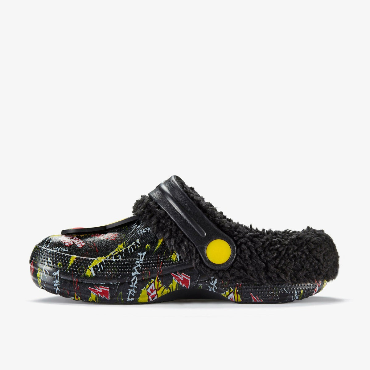 Clarks Pika Clog Warm Lined Kid Black Combination