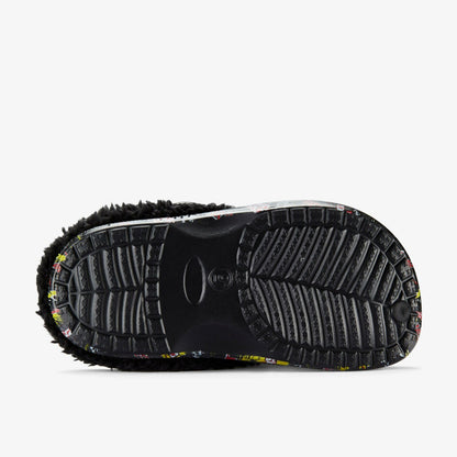 Clarks Pika Clog Warm Lined Kid Black Combination