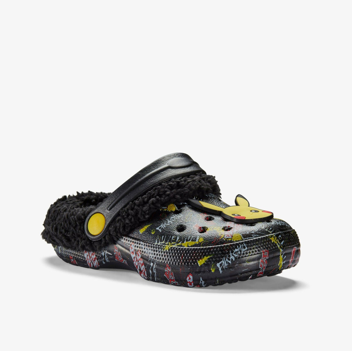 Clarks Pika Clog Warm Lined Kid Black Combination
