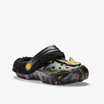 Clarks Pika Clog Warm Lined Kid Black Combination