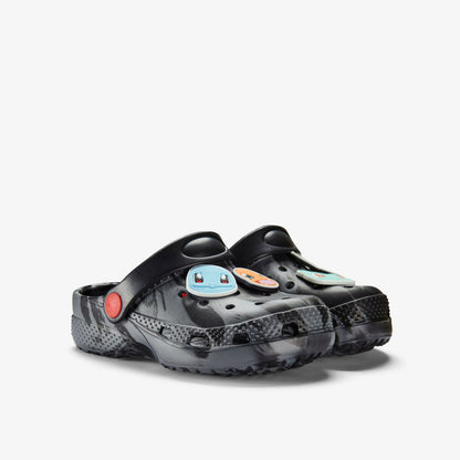 Clarks Poke Badge Clog Kid Grey Combination