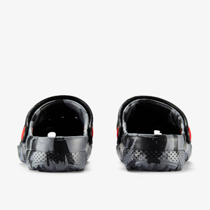 Clarks Poke Badge Clog Kid Grey Combination