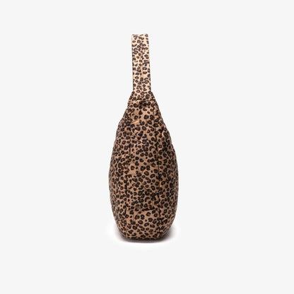 Clarks Quilted Tote Leopard Print