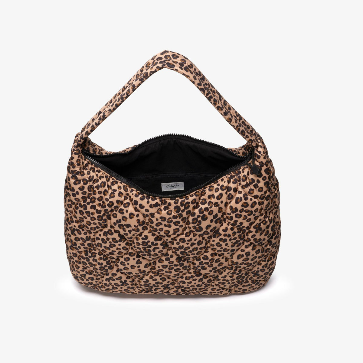 Clarks Quilted Tote Leopard Print