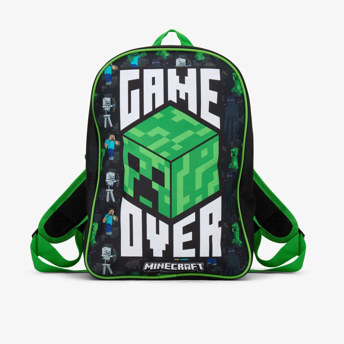 Clarks Minecraft GO Backpack Black/Green