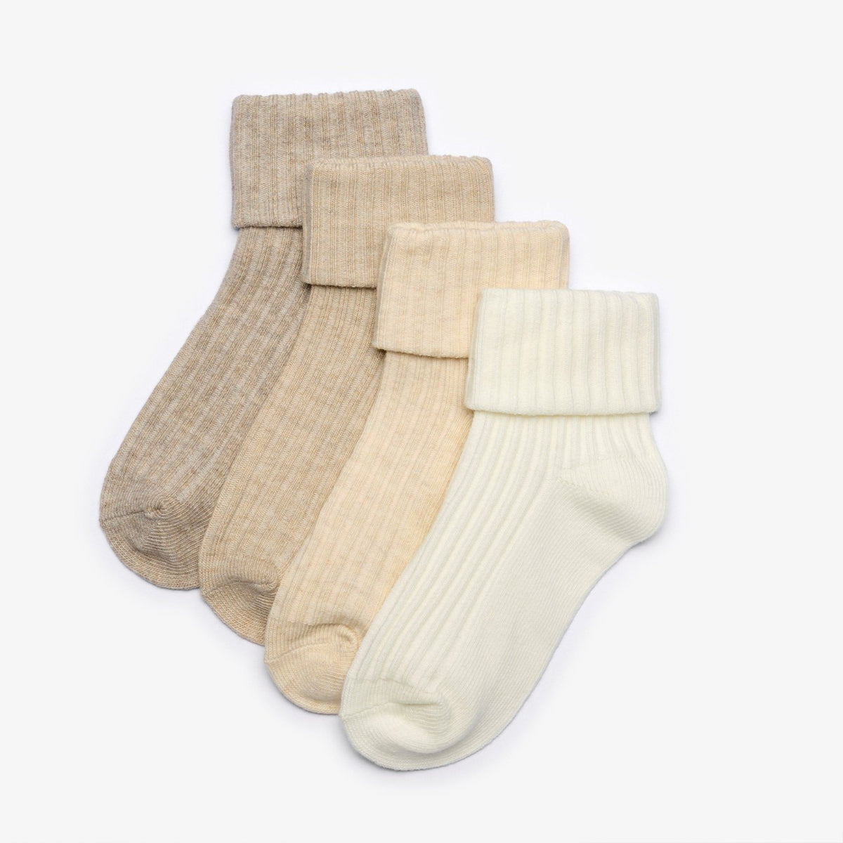 Clarks Socks 4 Pack Multicolour 1-2 Years Beige Combination