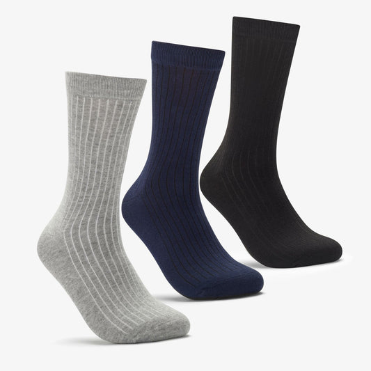 Clarks Socks 3 Pack Size 6-11 Mutlicolour Black Multicolour