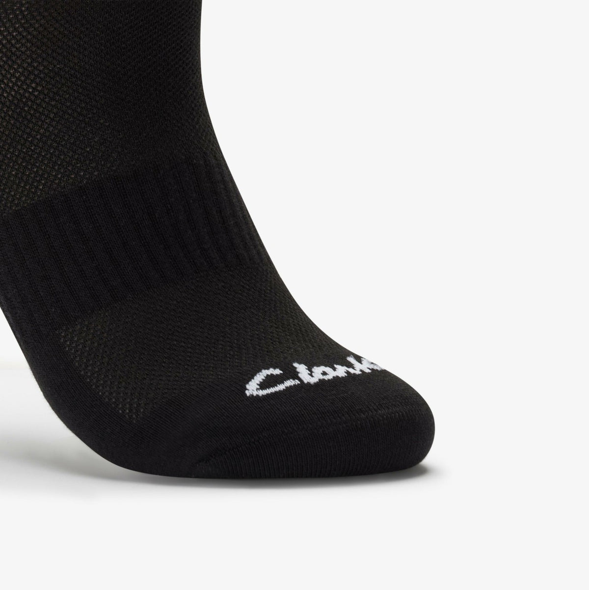 Clarks Ankle Socks 3 Pack Size 6-11 Black Black
