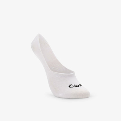 Clarks Sock Liners 3 Pack Size 2-8 White