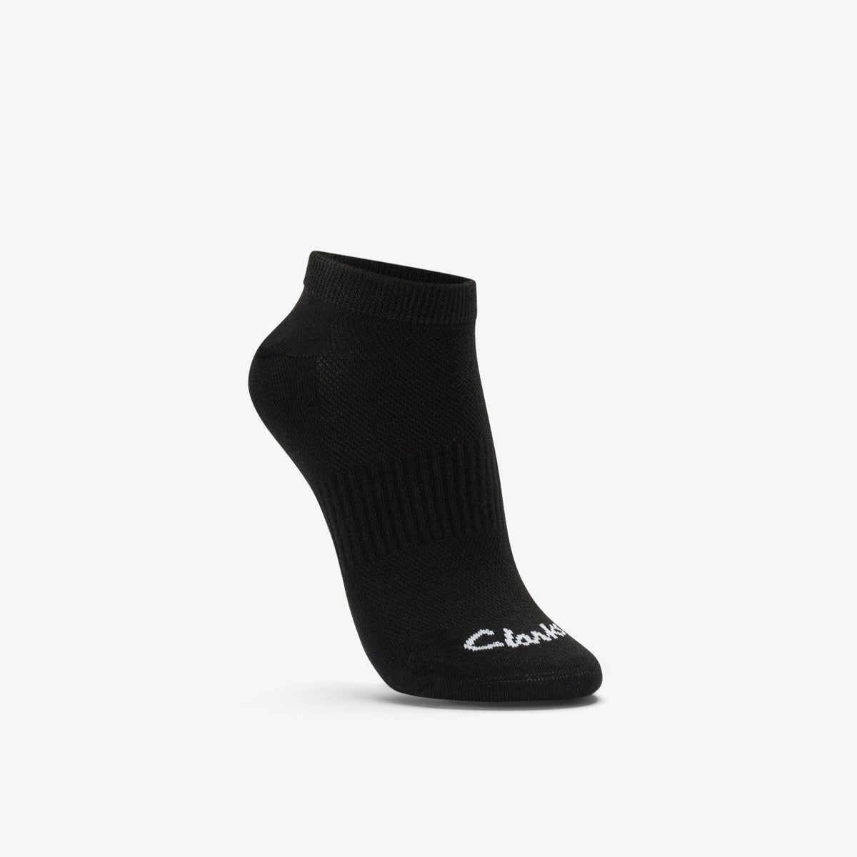 Clarks Ankle Socks 3 Pack Size 2-8 Black Black