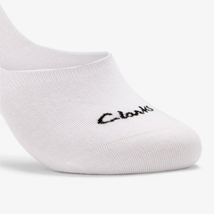 Clarks Sock Liners 3 Pack Size 6-11 White